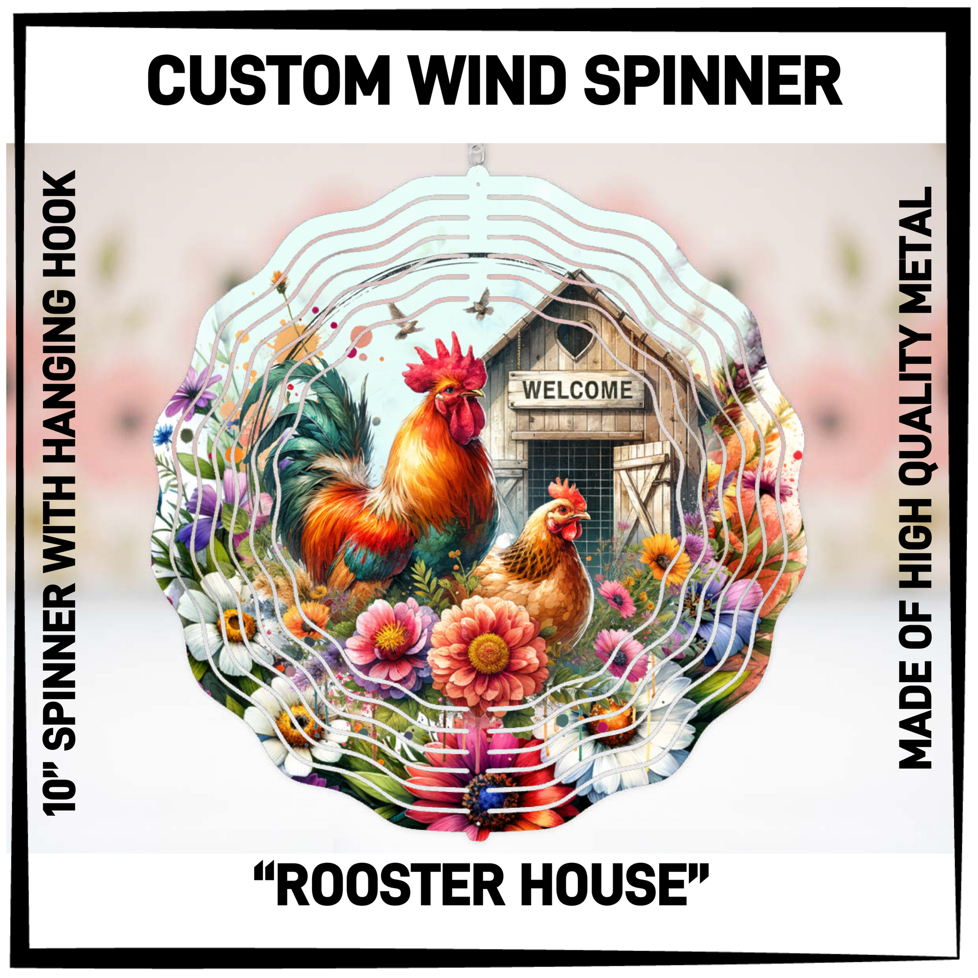 WP4S - Rooster House Wind Spinners - Preorder Closing 2/26 ETA: Late April - Alonna's Legging Land