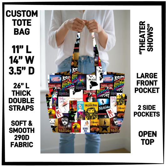 N2TB - Theater Shows Custom Tote Bag - Preorder Closing 7/22 ETA: Late Sept