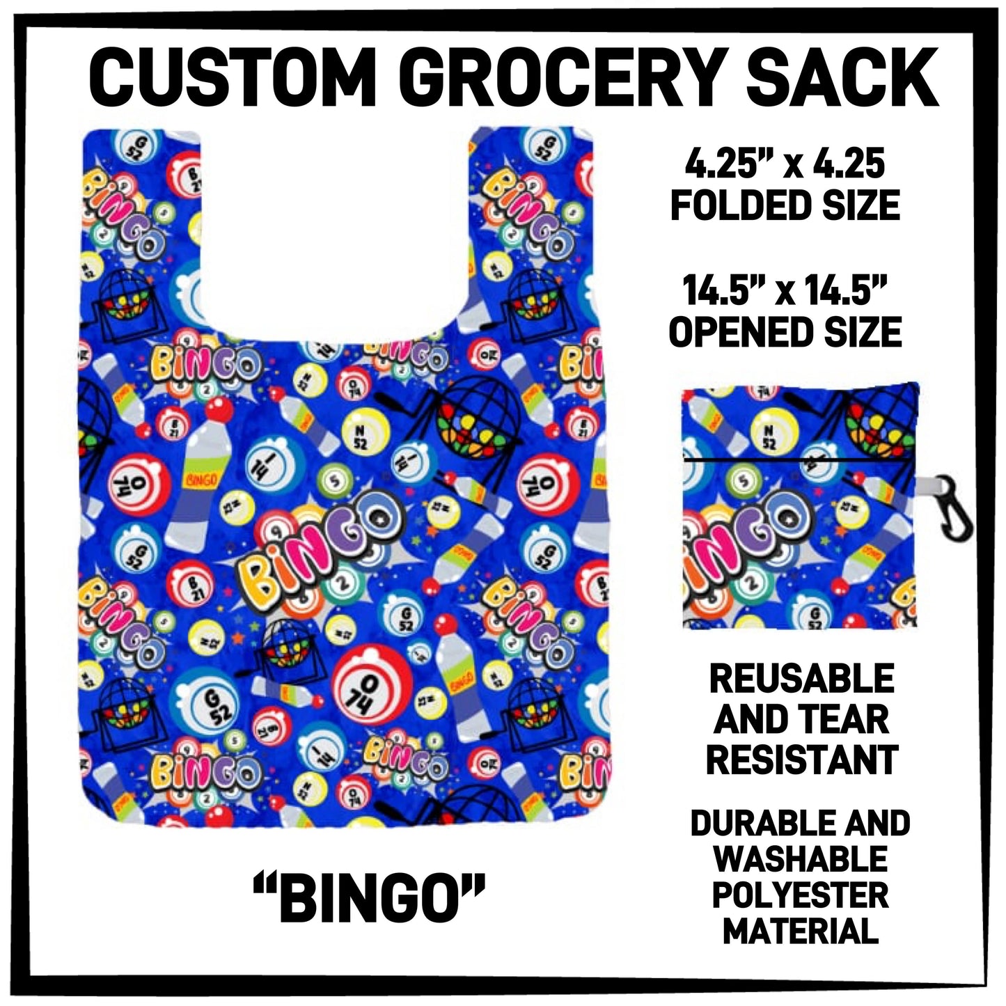 GS3K - Bingo Grocery Sack - Preorder ETA: Mid-Jan