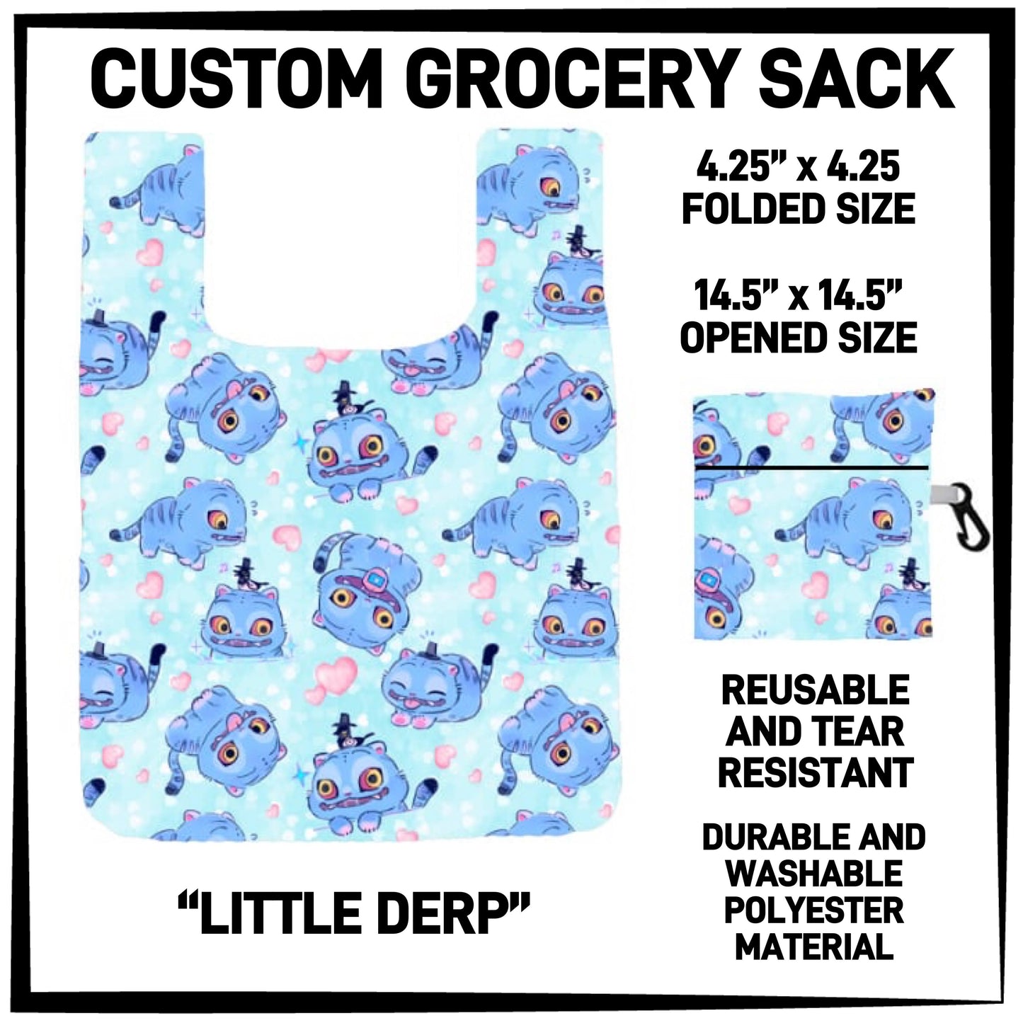 GS3K - Little Derp Grocery Sack - Preorder ETA: Mid-Jan
