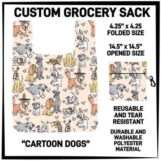 GS3K - Cartoon Dogs Grocery Sack - Preorder ETA: Mid-Jan
