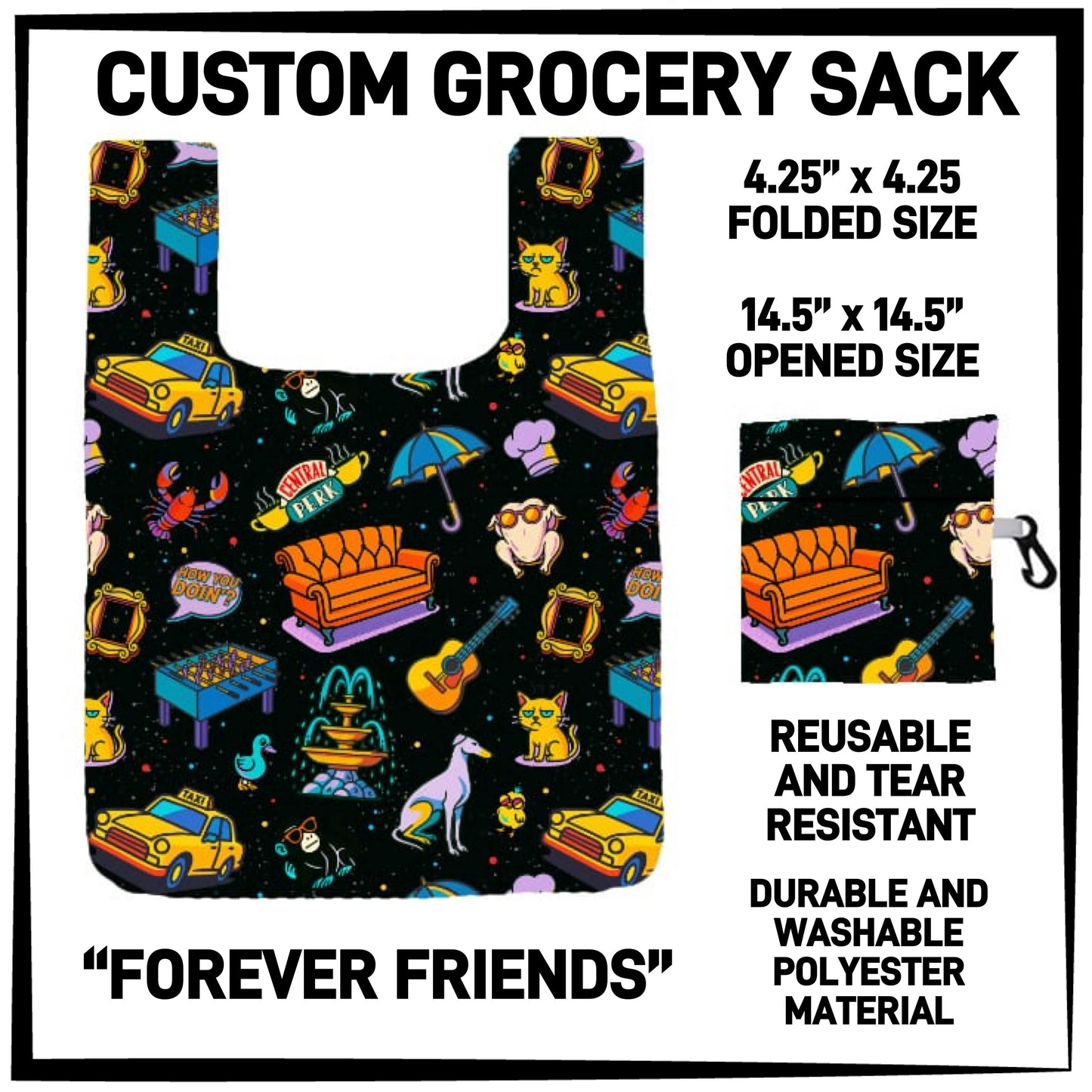 GS3K - Forever Friends Grocery Sack - Preorder ETA: Mid-Jan