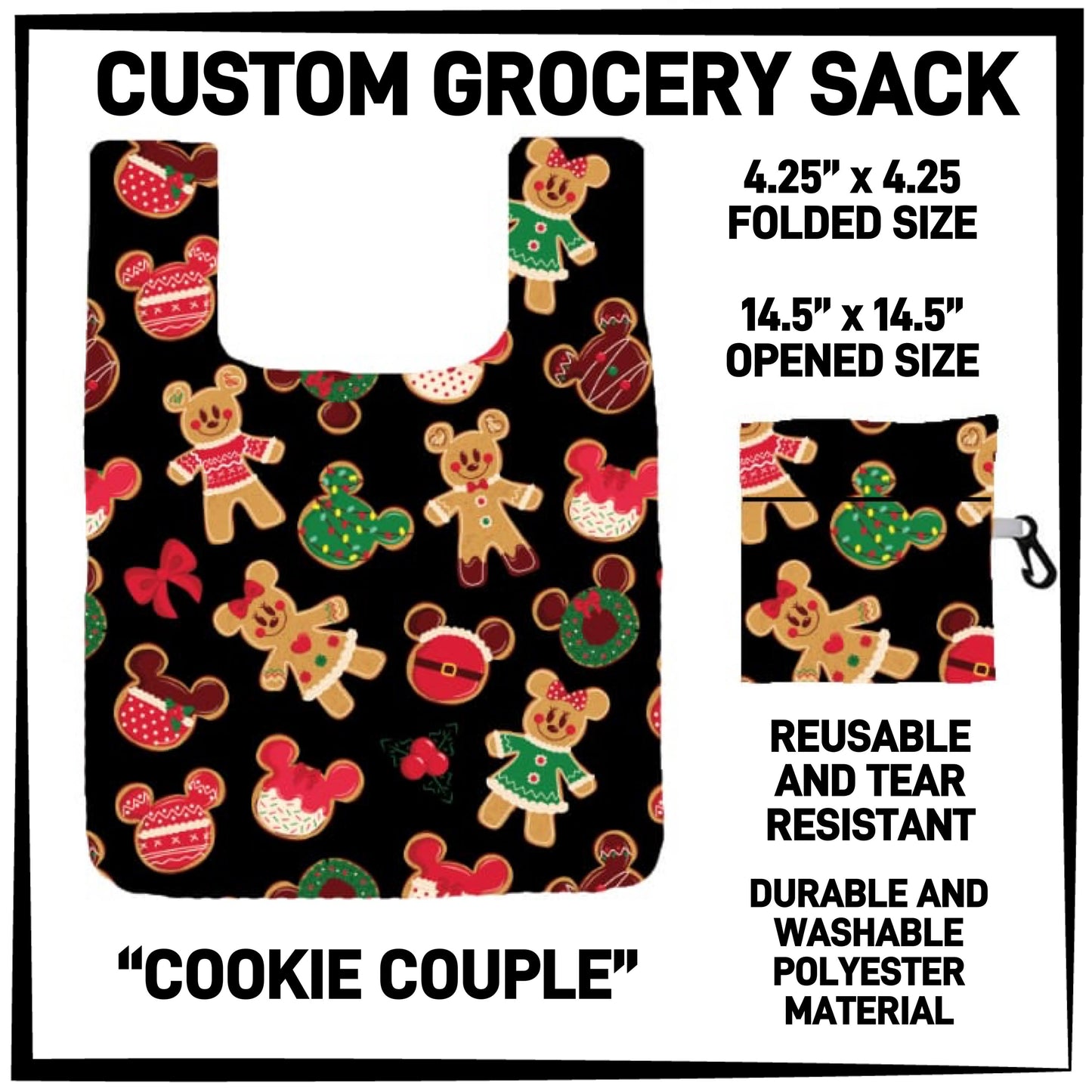 GS3K - Cookie Couple Grocery Sack - Preorder ETA: Mid-Jan