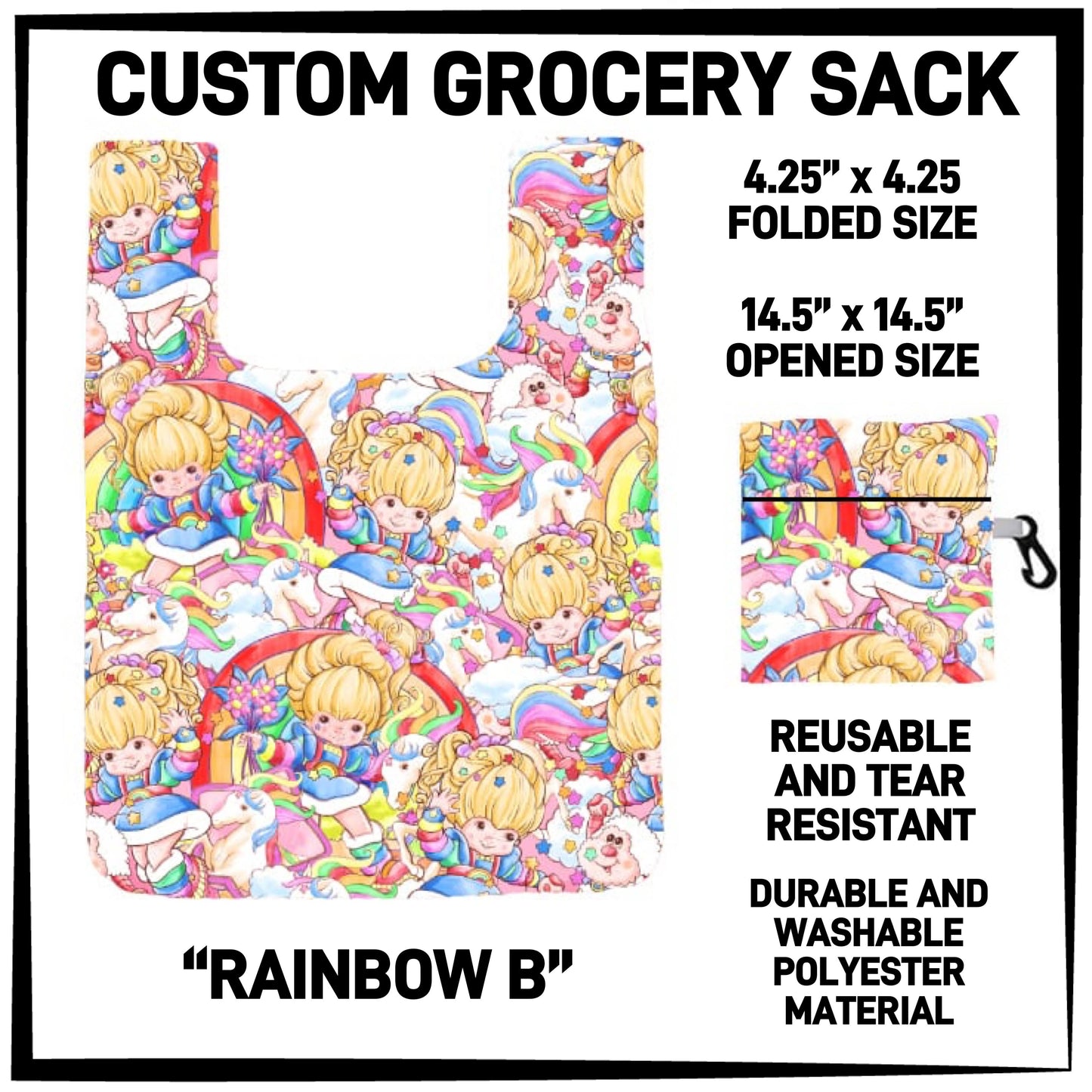 GS3K - Rainbow B Grocery Sack - Preorder ETA: Mid-Jan