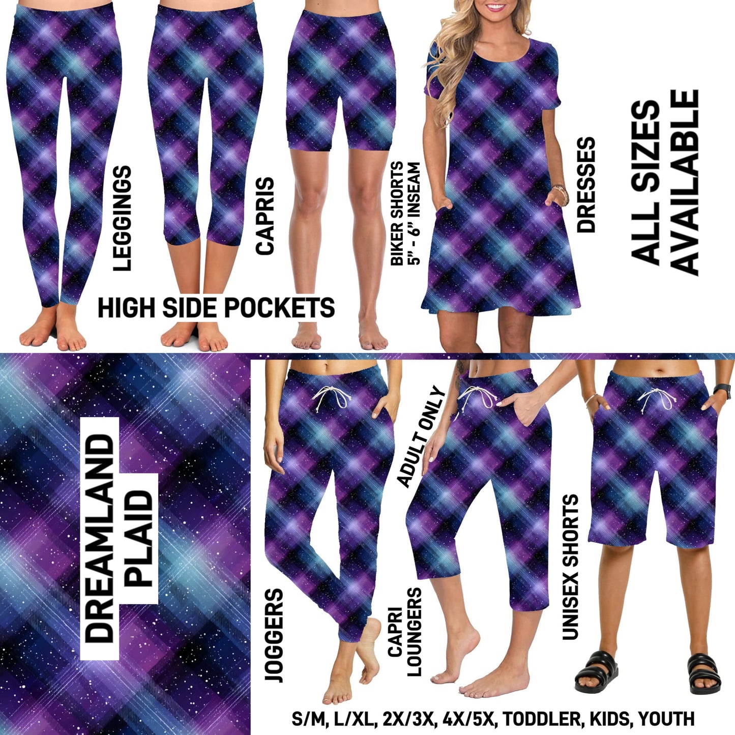 276BT - Dreamland Plaid - Preorder Closing 12/21 ETA: Late Feb