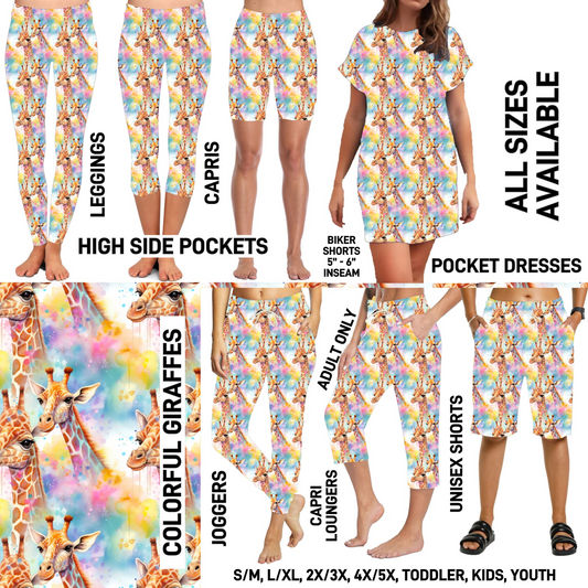 293BT - Colorful Giraffes - Preorder Closing 5/17 ETA: Mid-July