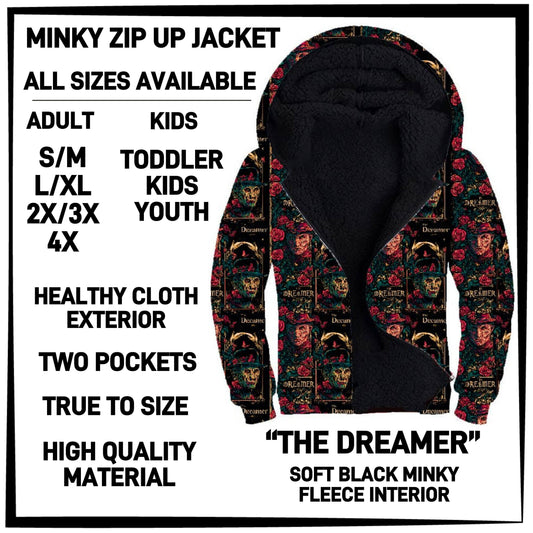 MK3J - The Dreamer Minky Zip Up Jacket - Preorder Closing 12/23 ETA: Late Feb