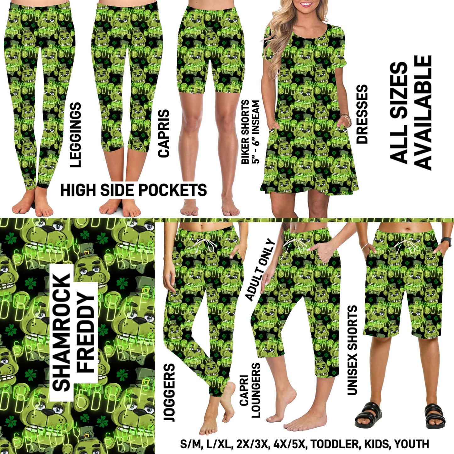 SP5D - Shamrock Freddy - Preorder Closing 12/25 ETA: Late Feb