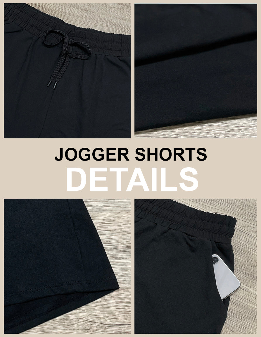 RTS - Butterfly Whisper Jogger Shorts with Pockets - Alonna's Legging Land
