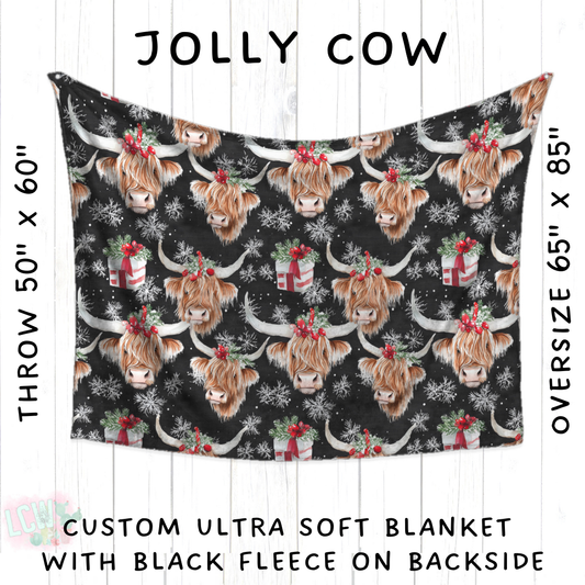 Batch #428 - Christmas Spirit - Closes 10/10 - ETA late Nov - Jolly Cow Blanket