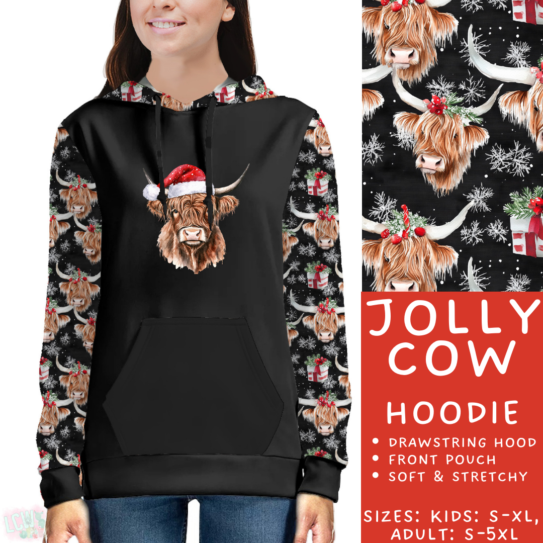 Batch #428 - Christmas Spirit - Closes 10/10 - ETA late Nov - Jolly Cow Hoodie