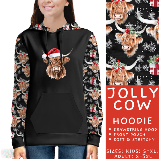 Batch #428 - Christmas Spirit - Closes 10/10 - ETA late Nov - Jolly Cow Hoodie