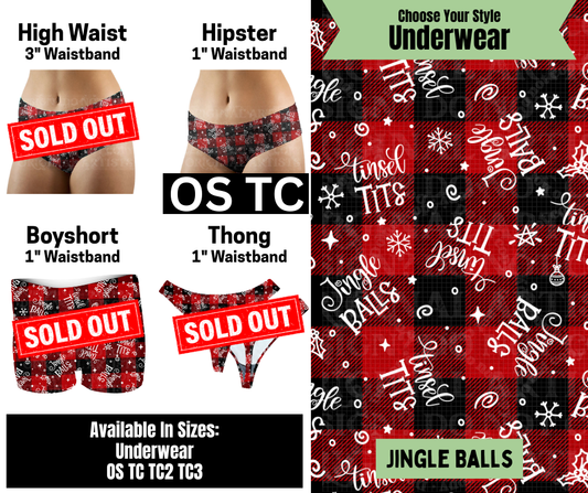 Jingle Balls Hipster Underwear