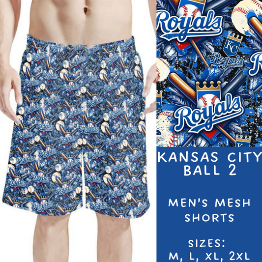 Batch #498 - Strike Out 3 - Closes 3/2 - ETA early May - Kansas City Ball 2 Men's Shorts