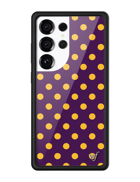 Polka Dot | Purple and Yellow Samsung Galaxy Case