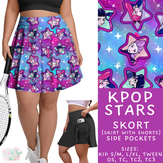Batch #427 - August Request Run - Closes 10/9 - ETA late Nov - KPop Stars Skort