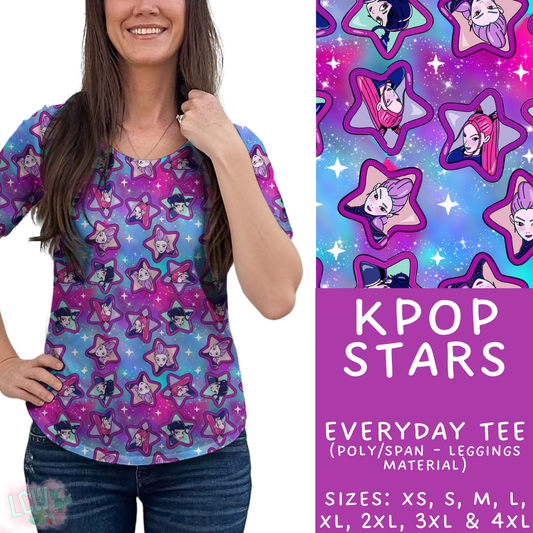 Batch #427 - August Request Run - Closes 10/9 - ETA late Nov - KPop Stars Everyday Tee