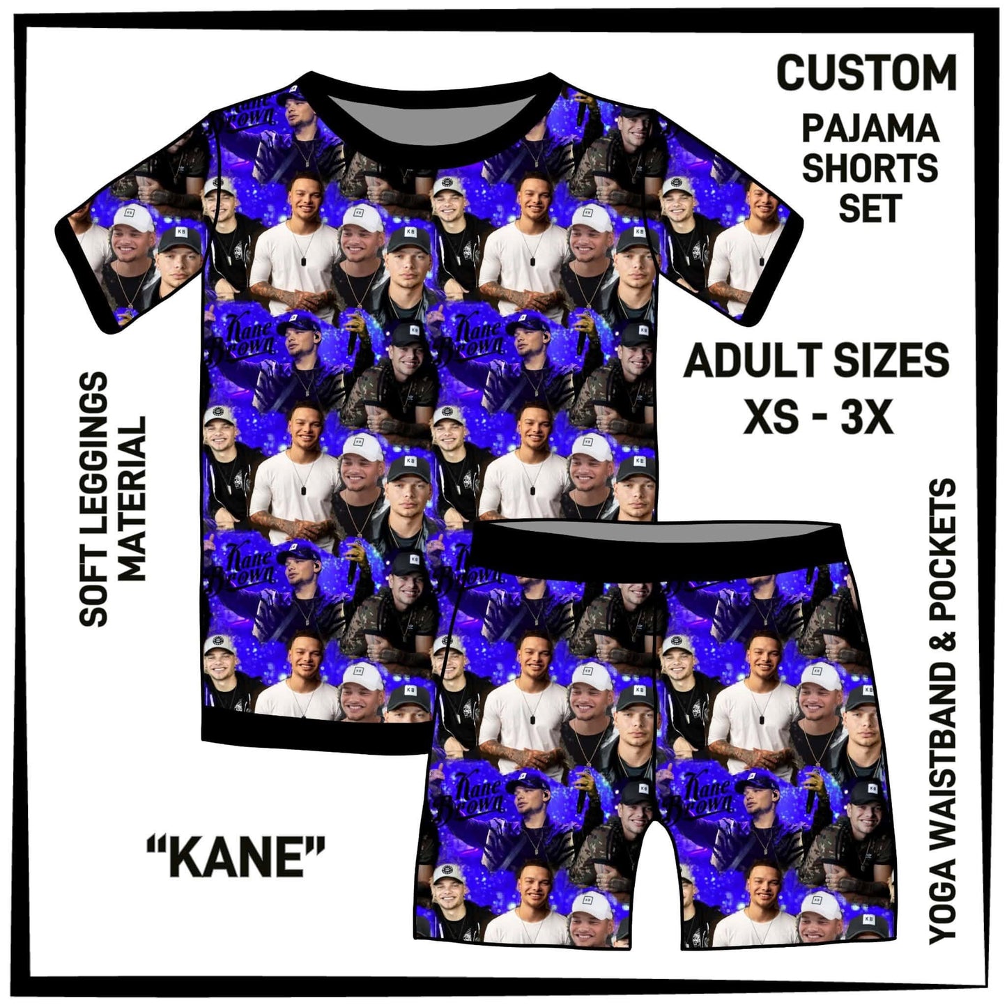 PS1S - Kane Pajamas Top & Shorts Set - Preorder Closing 7/1 ETA: Late Aug