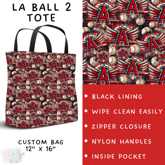 Batch #498 - Strike Out 3 - Closes 3/2 - ETA early May - LA Ball 2 Tote - Alonna's Legging Land