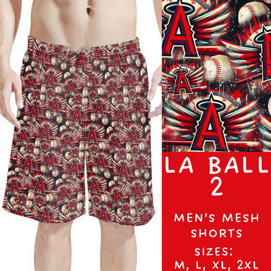 Batch #498 - Strike Out 3 - Closes 3/2 - ETA early May - LA Ball 2 Men's Shorts