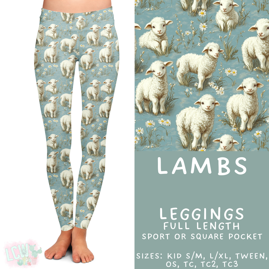 Batch #411 - July Request Run - Closes 9/11 - ETA late October - Lambs Full Length Leggings