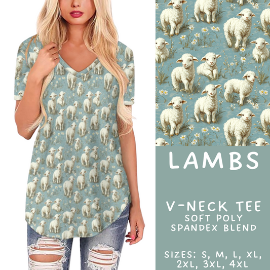 Batch #411 - July Request Run - Closes 9/11 - ETA late October - Lambs V-Neck Tee