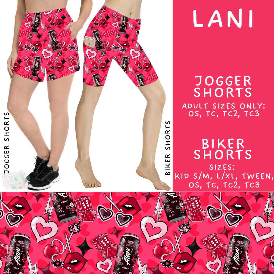 Batch #538 - Fun Run 23 - Closes 6/3 - ETA early August - Lani Biker & Jogger Shorts