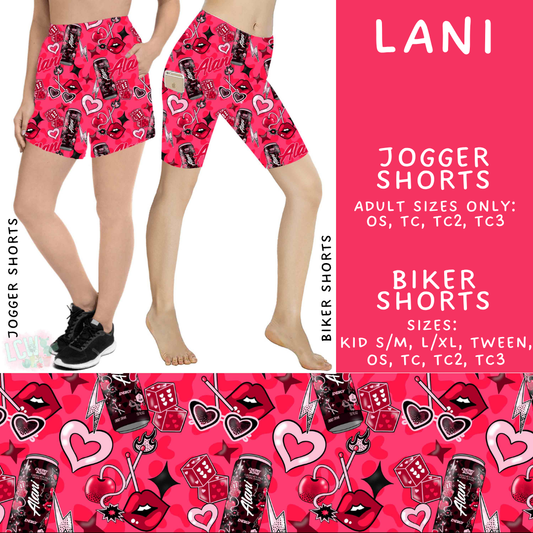 Batch #538 - Fun Run 23 - Closes 6/3 - ETA early August - Lani Biker & Jogger Shorts