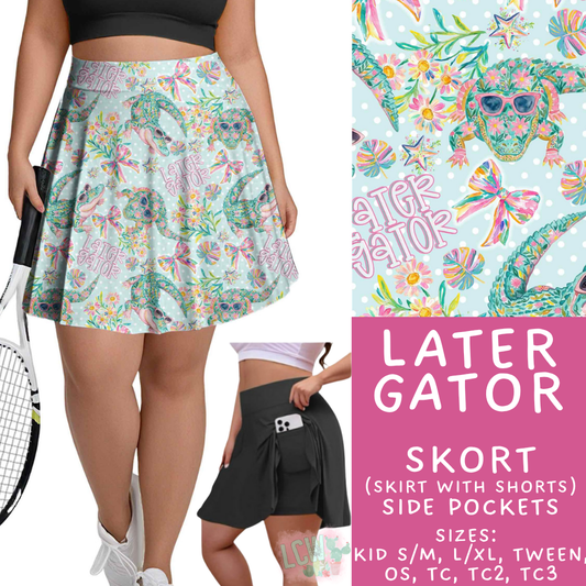Batch #538 - Fun Run 23 - Closes 6/3 - ETA early August - Later Gator Skort