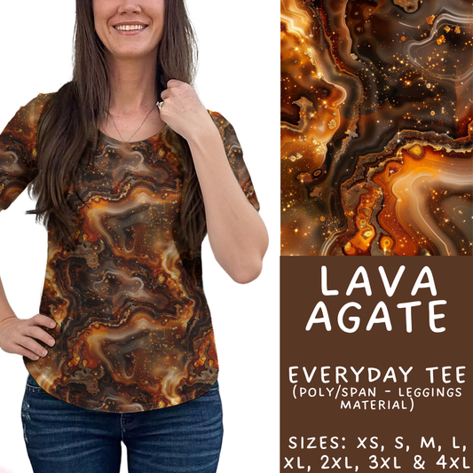 Batch #448 - Agate Collection - Closes 11/17 - ETA early Jan - Lava Agate Everyday Tee