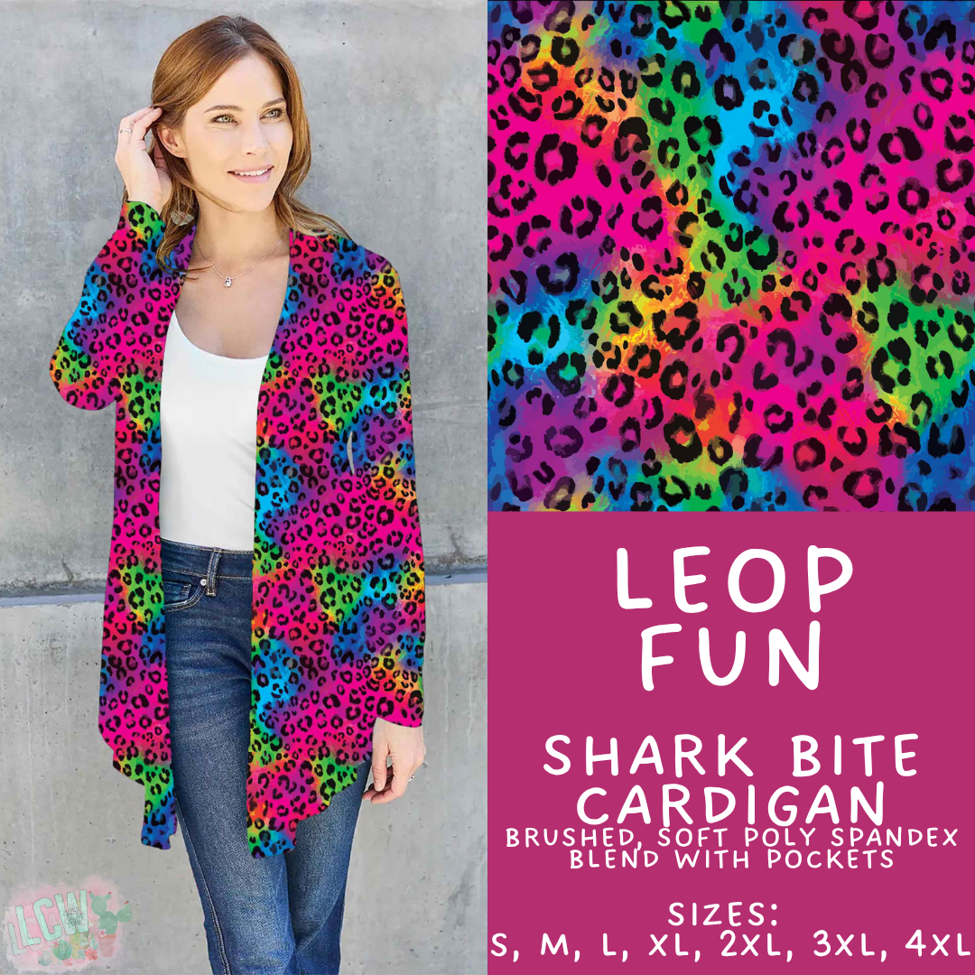 Batch #607 - Fun Run 28 - Closes 11/2 - ETA early Jan - Leop Fun Cardigan