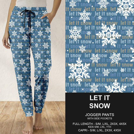 B312 - Preorder Let It Snow Joggers (Closes 9/13. ETA: mid Nov.)