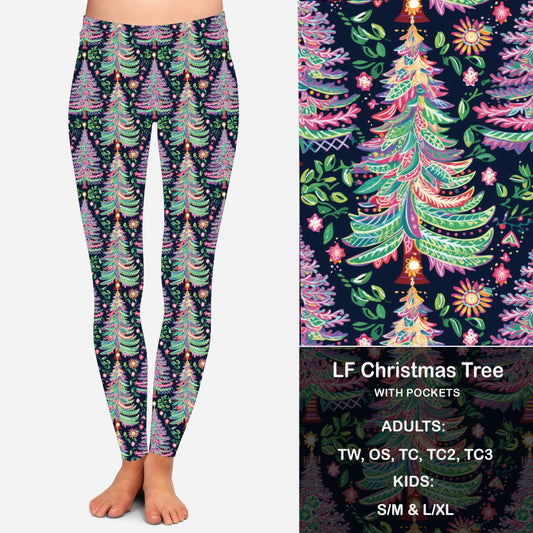 LF Christmas Tree Leggings with Pockets