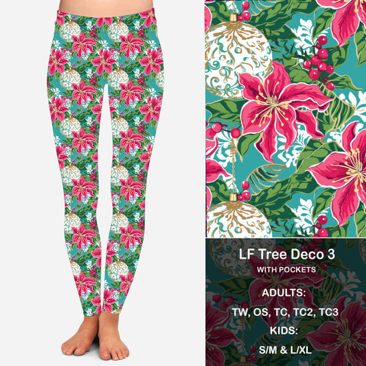 Tree Deco 3 Leggings with Pockets