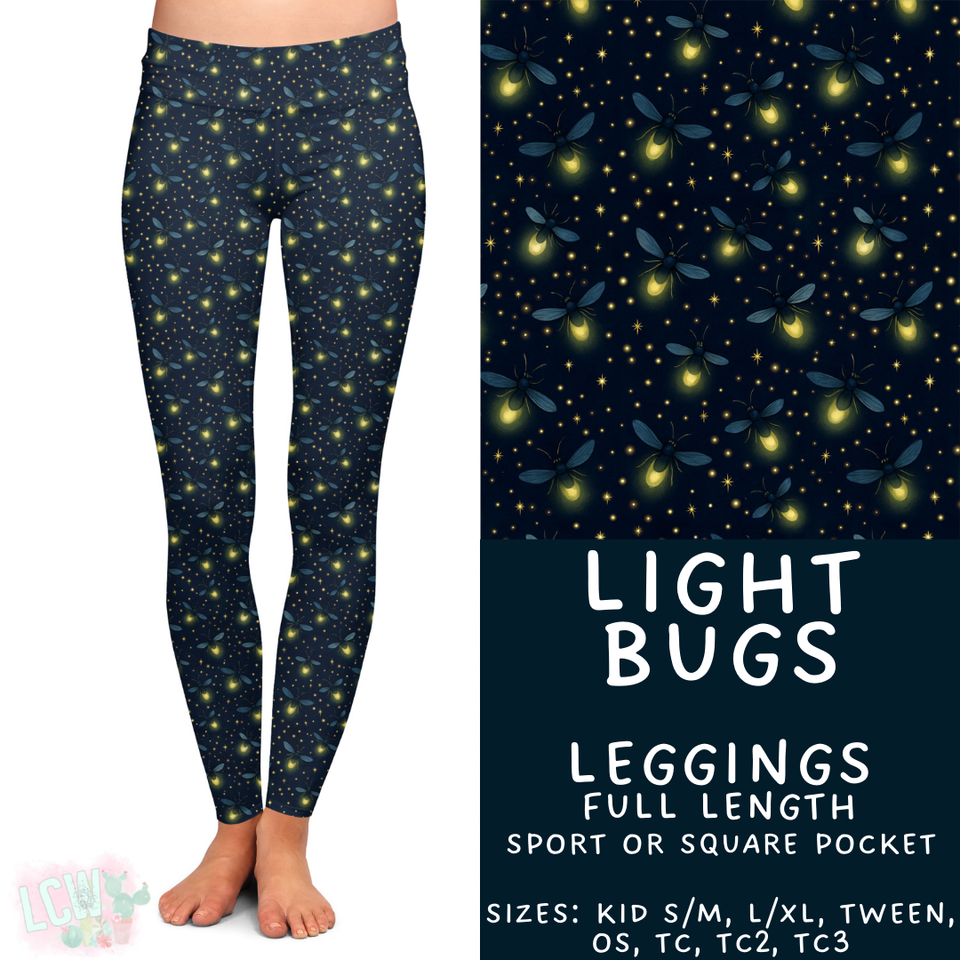 Batch #421 - Fun Run 15 - Closes 9/29 - ETA mid/late Nov - Light Bugs Full Length Leggings