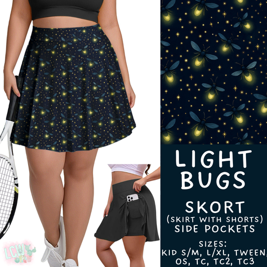 Batch #421 - Fun Run 15 - Closes 9/29 - ETA mid/late Nov - Light Bugs Skort