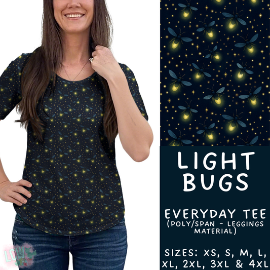 Batch #421 - Fun Run 15 - Closes 9/29 - ETA mid/late Nov - Light Bugs Everyday Tee