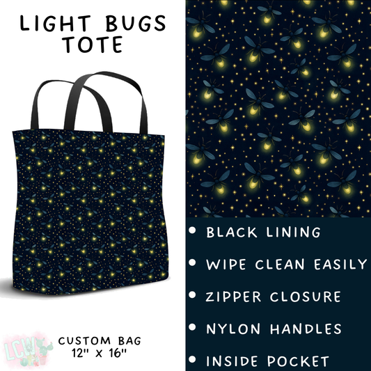 Batch #421 - Fun Run 15 - Closes 9/29 - ETA mid/late Nov - Light Bugs Tote