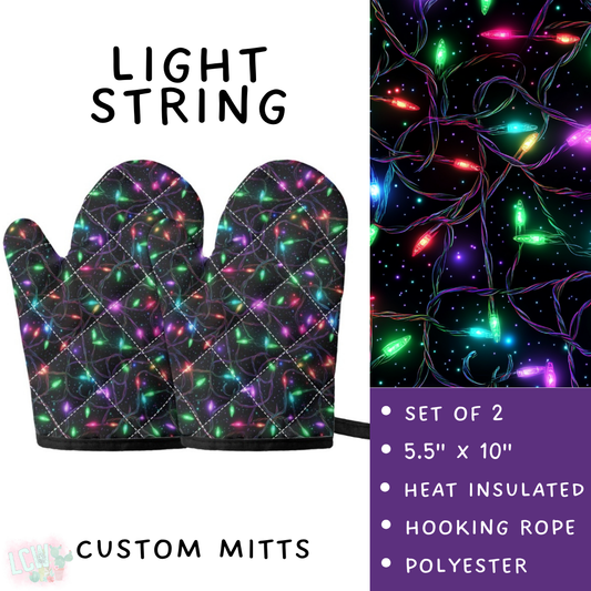 Batch #416 - Baking Spirits Bright 2 - Closes 9/19 - ETA early Nov - Light String Oven Mitts