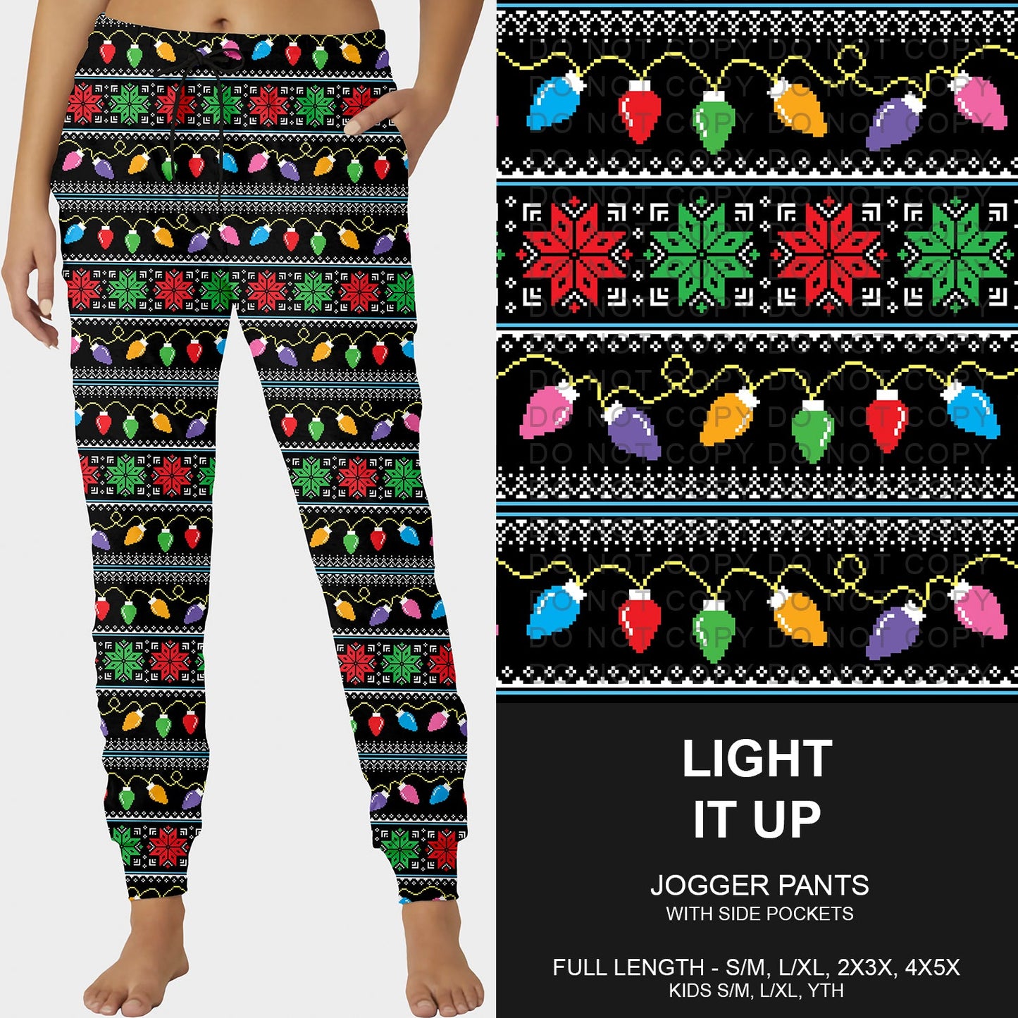 B255 - Preorder Light It Up Joggers (Closes 10/12. ETA early Dec.)