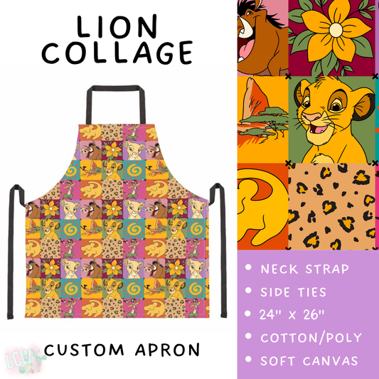 Batch #476 - Bake Off - Closes 1/16 - ETA early/mid March - Lion Collage Apron