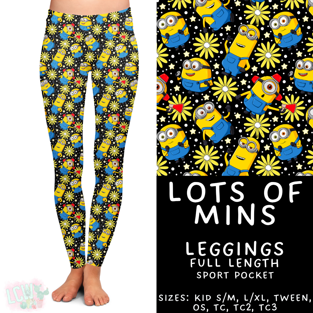 Batch #454 - Cool Characters 10 - Closes 11/26 - ETA mid Jan - Lots of Mins Full Length Leggings