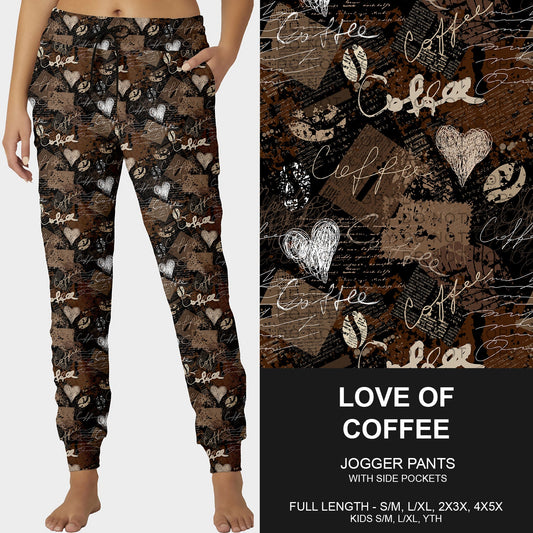 B248 - Preorder Love of Coffee Joggers (Closes 8/24. ETA late Oct.)