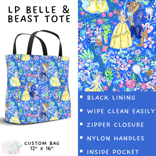 Batch #426 - LP Collection - Closes 10/8 - ETA late Nov - LP Belle & Beast Tote