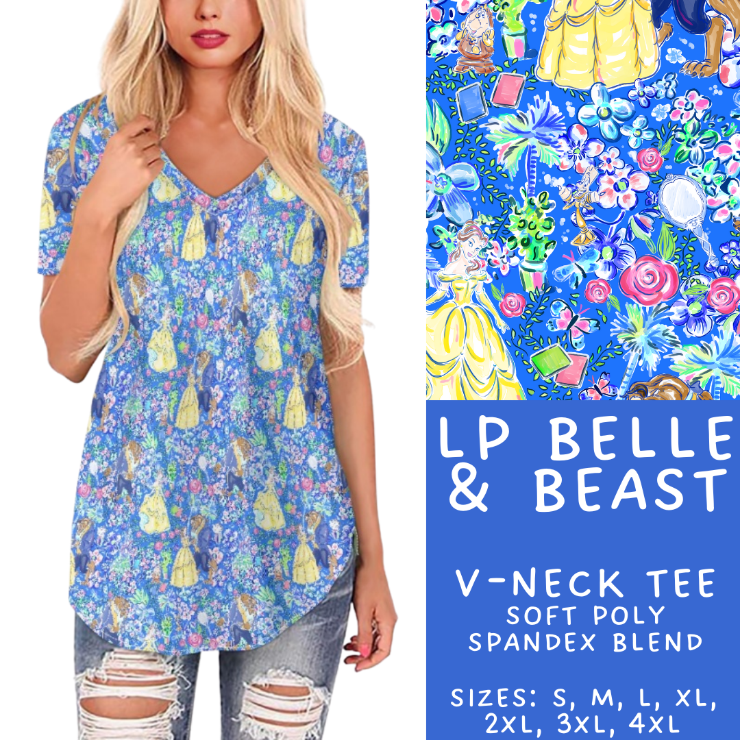 Batch #426 - LP Collection - Closes 10/8 - ETA late Nov - LP Belle & Beast V-Neck Tee