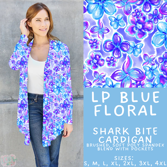 Batch #426 - LP Collection - Closes 10/8 - ETA late Nov - LP Blue Floral Cardigan