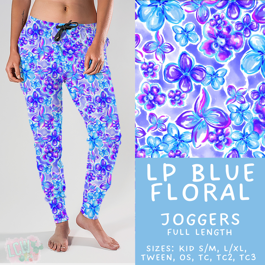 Batch #426 - LP Collection - Closes 10/8 - ETA late Nov - LP Blue Floral Joggers