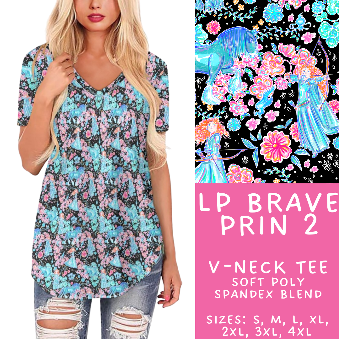 Batch #426 - LP Collection - Closes 10/8 - ETA late Nov - LP Brave Prin 2 V-Neck Tee