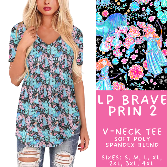 Batch #426 - LP Collection - Closes 10/8 - ETA late Nov - LP Brave Prin 2 V-Neck Tee