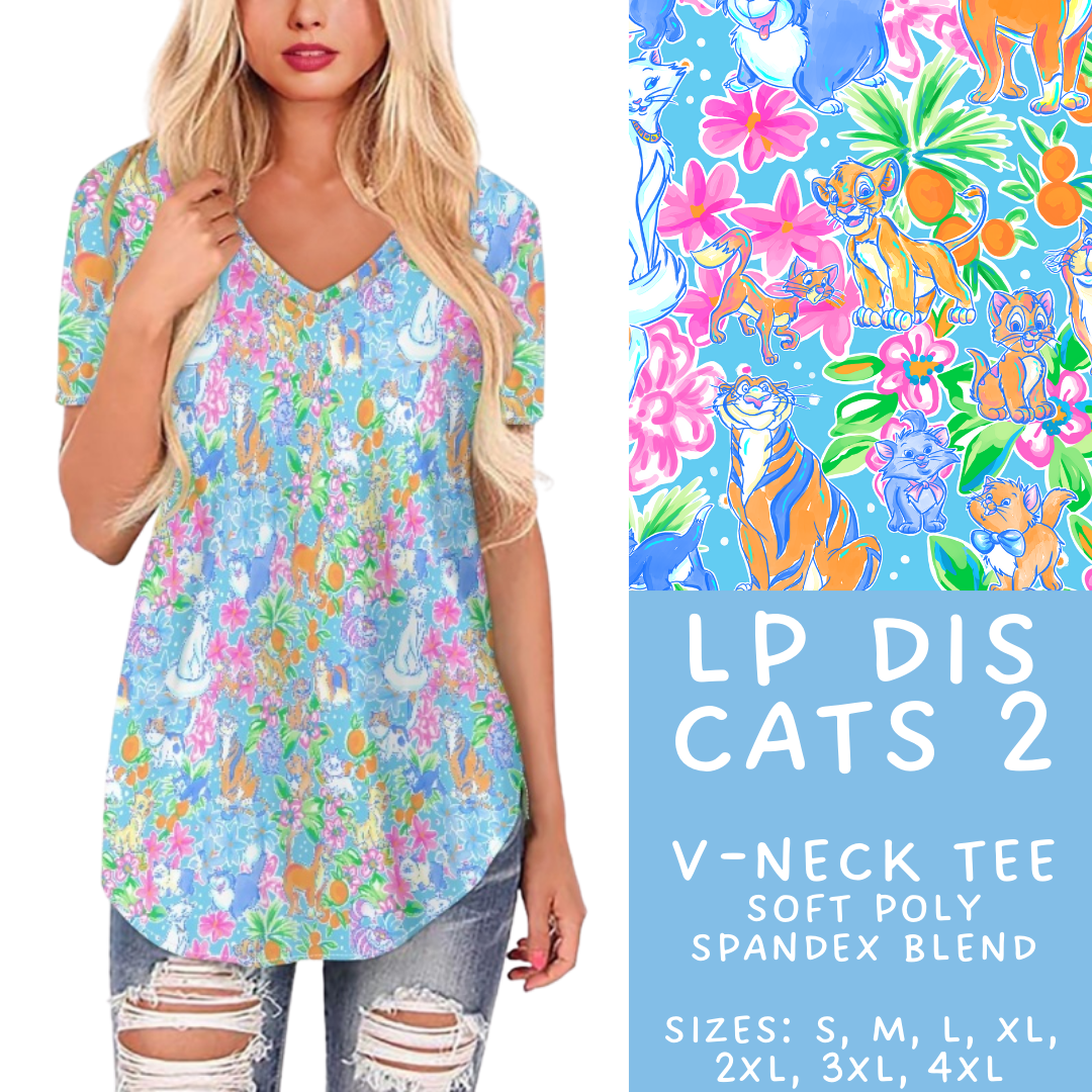 Batch #426 - LP Collection - Closes 10/8 - ETA late Nov - LP Dis Cats 2 V-Neck Tee